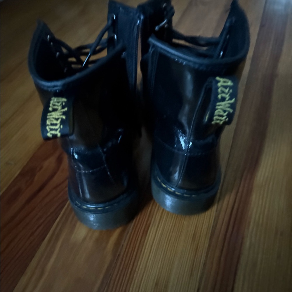 Dr. Martens Black Combat Boots - Picture 3 of 4